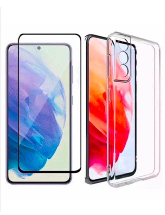 Samsung A21S/A12/A13/A14/A15/A16/A07/A17 Husa Silicon+Folie Sticla 11D