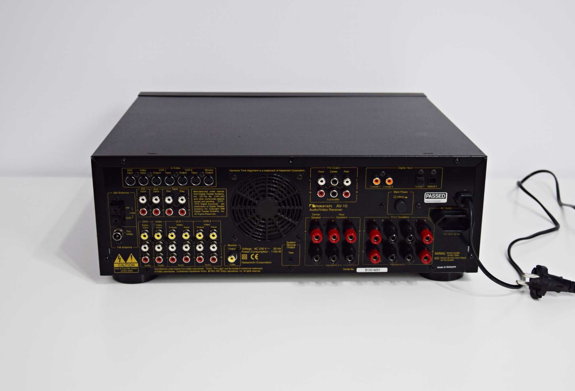 Amplificator 5.1 Nakamichi AV-10, Receiver