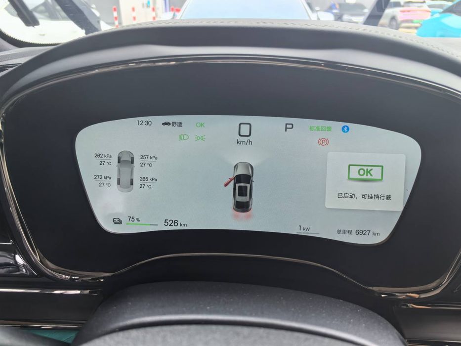 Byd Han 701km smart Test drive car