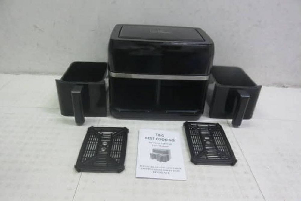 Двоен air fryer LED дисплей