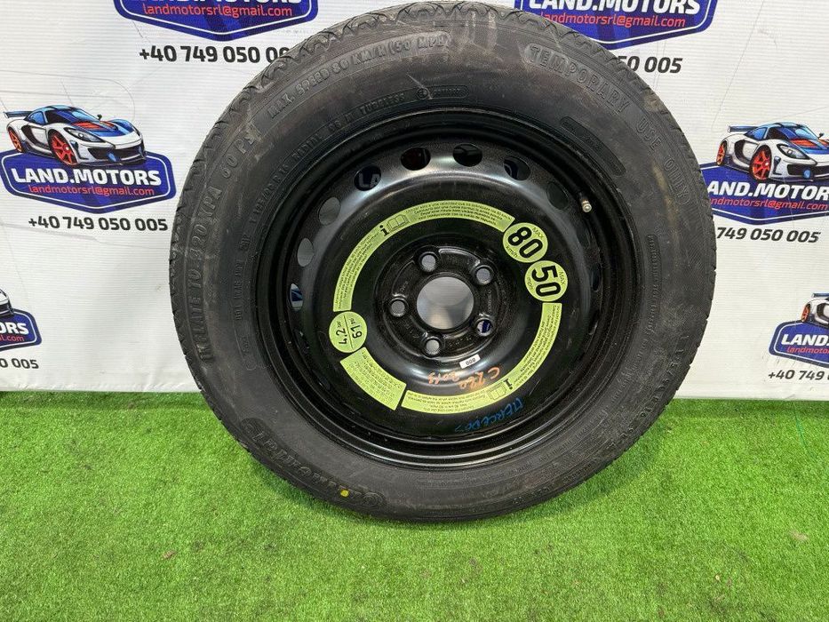 Roata rezerva slim mercedes benz 125/90 r16 5x112