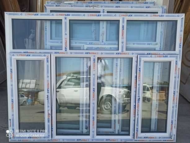 Пластиковые окна, двери Акфа. Plastik Akfa oyna/deraza/eshik. Доставка