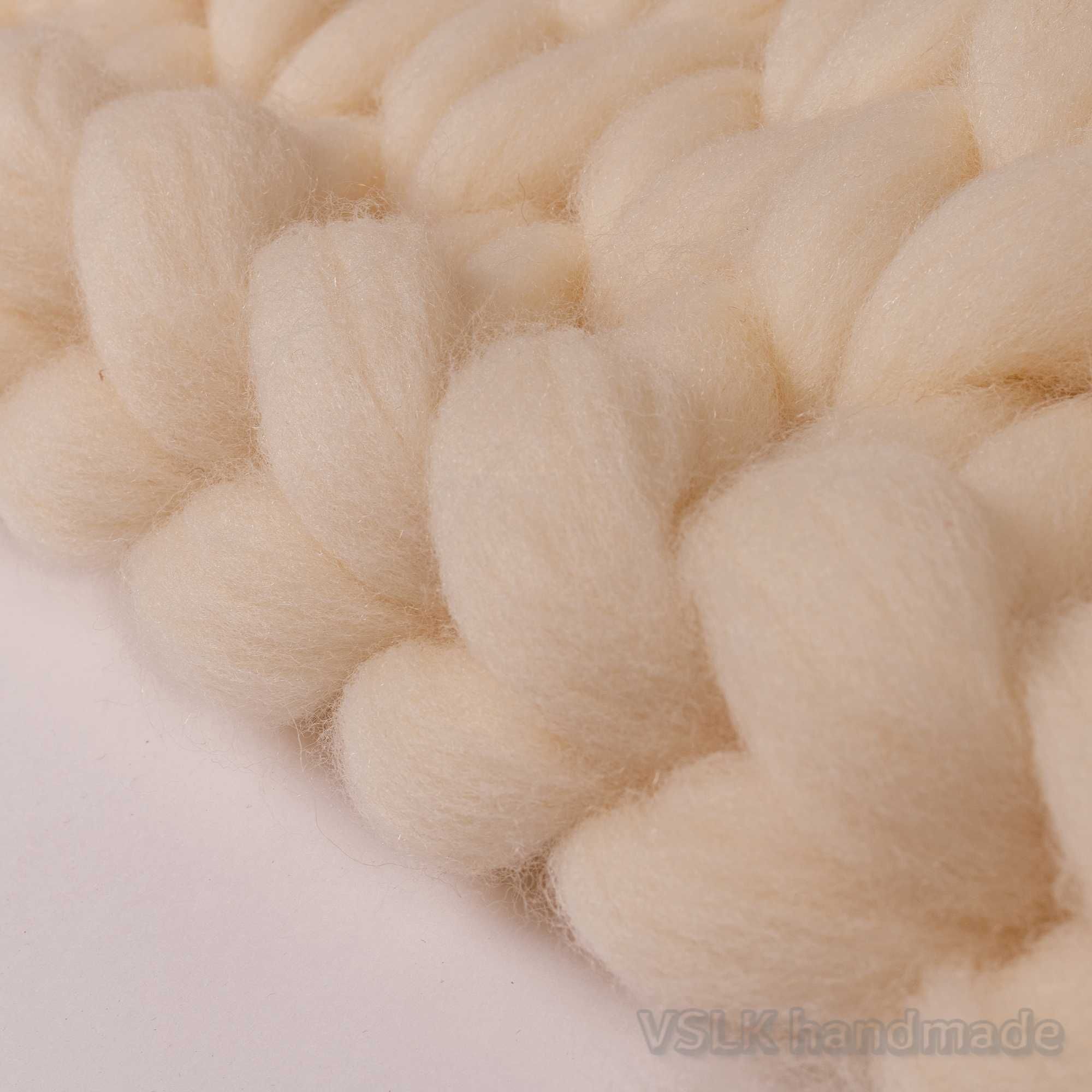 Гигантско плетено одеяло, мерино вълна,ръчна изработка