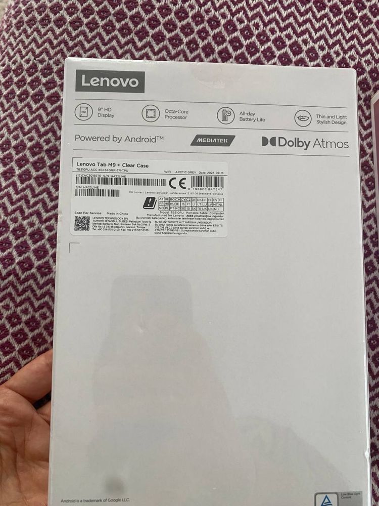 Планшет Lenovo Tab M9 9" (TB310UF ) Wifi 64GB / 4GB Tablet