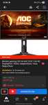 Monitor Gaming Aoc 165hz nou