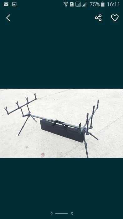 Suport Rod pod Rodpod 4 posturi pentru 4 lansete de Crap