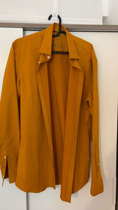 Camasa Jake’s Slimt fit Mustar