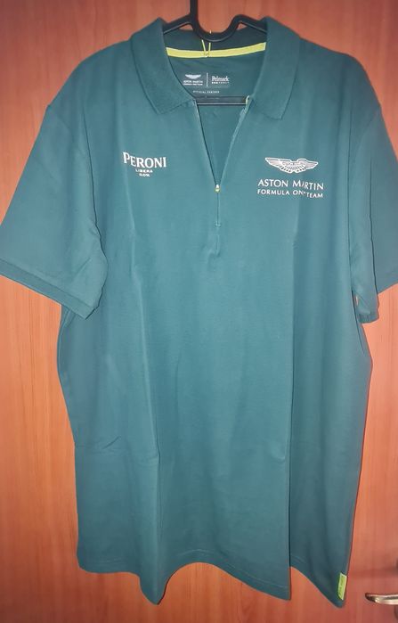 Tricou F1 official Aston Martin Polo - Peroni