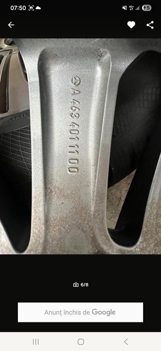 Jante Mercedes G-Class W463 W465 anvelope iarna Noi 265 55 19