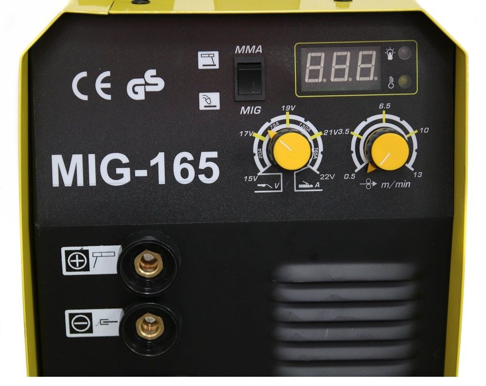 Intensiv MIG 165-Aparat de sudura cu sarma MIG-MAG/MMA+Sarma Flux 5kg