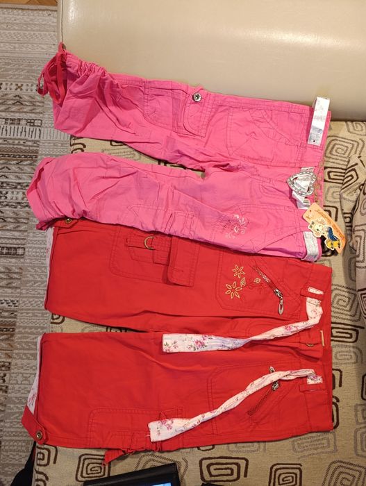 Pantaloni fetite marimea 104 din bumbac