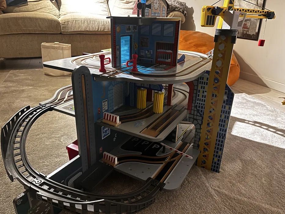 Jucărie oraș din lemn de la Lidl