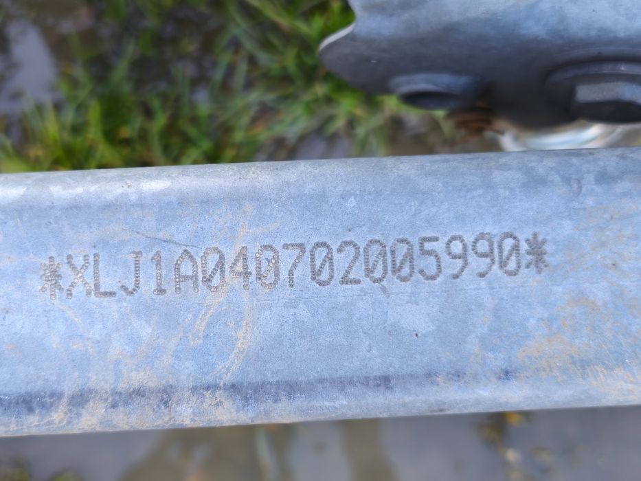 Remorca ANSSEMS 4,1 m X 1,8 m MMA 3000kg aluminiu stare excelenta