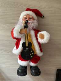 Игрушечный Дед Мороз с гитарой