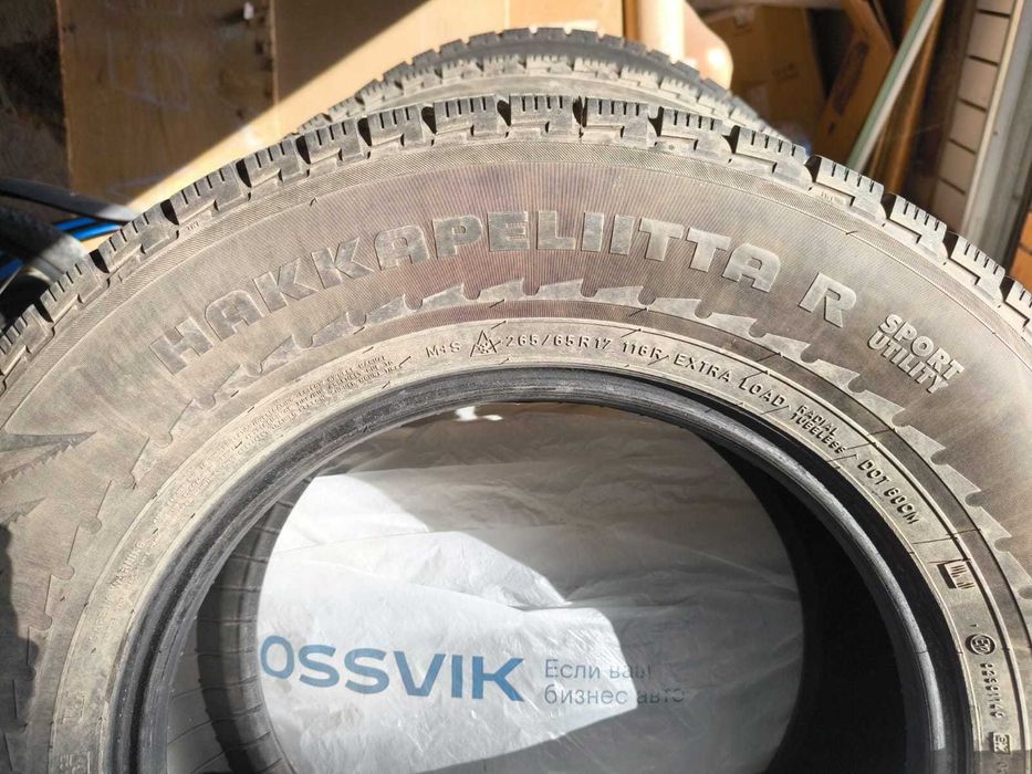 Шины зимние липучка 265/65/17 (комплект 4 шт) Nokian Hakkapeliitta