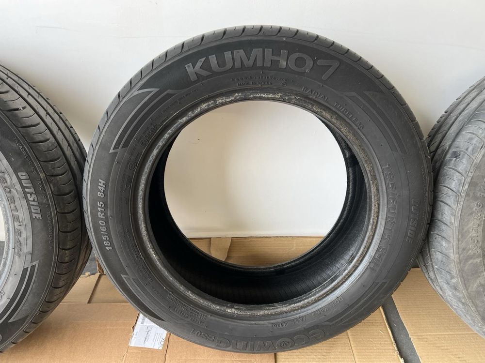 4 гуми KUMHO /185/60/15. 30лв брой