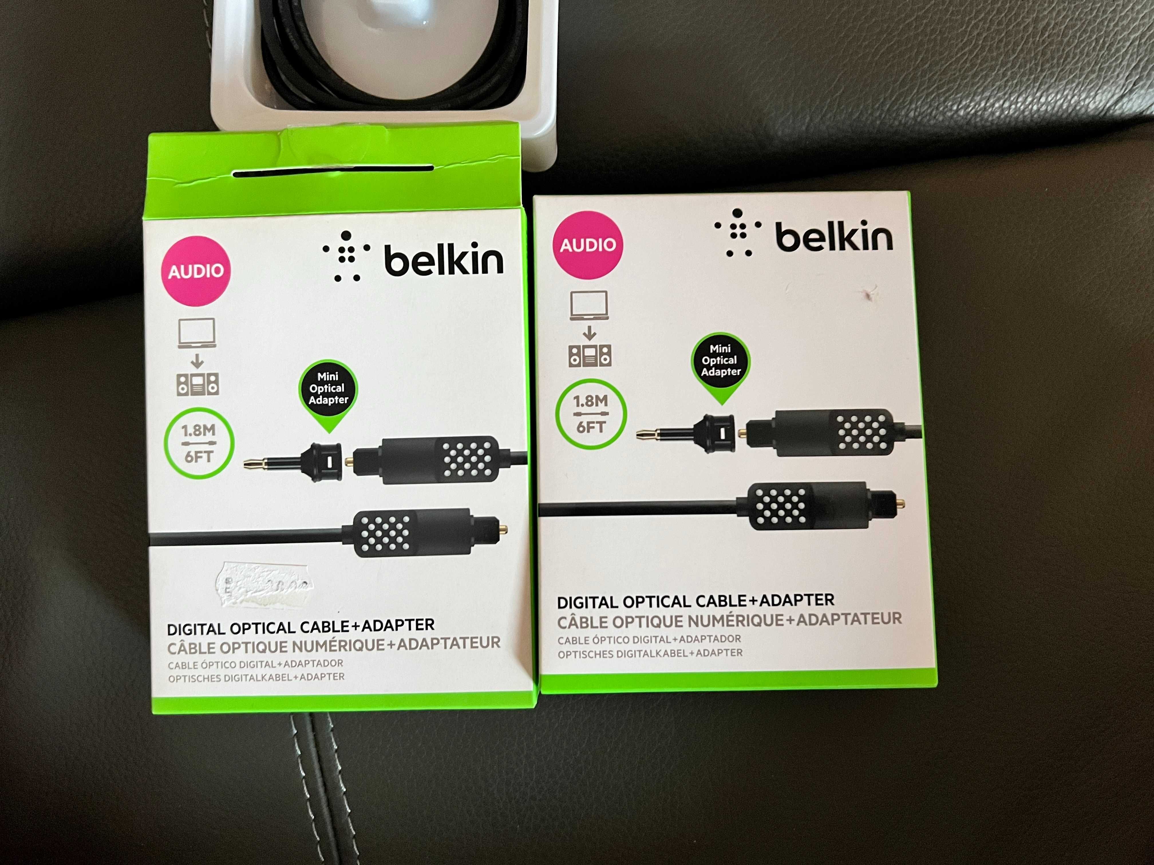 Дигитален оптичен кабел и адаптор Belkin
