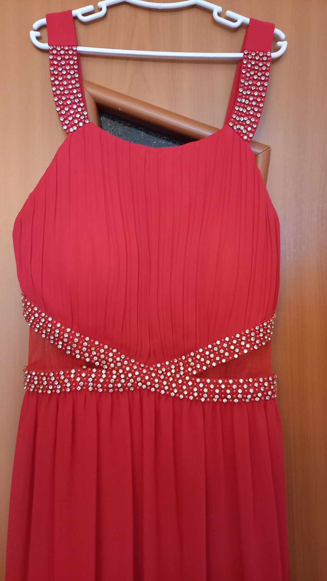 Вечернее платье, 46 размер, красное