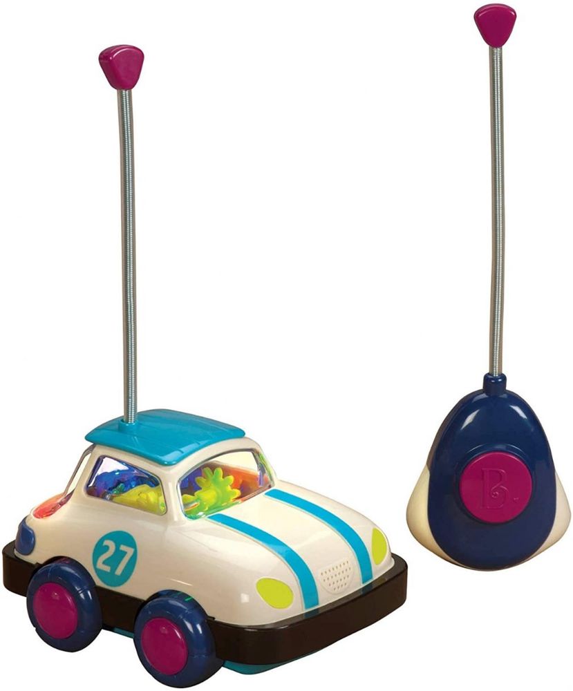 Машинка на пульте со светом и звуком B toys by Battat Rally Ripster