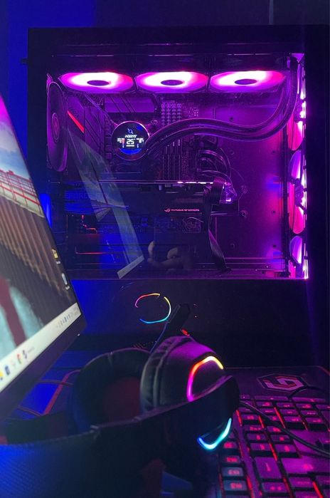 Pc gaming RTX 2080 OC 8 gb 32 GB ram i7 9700KF RGB Aio 360 black