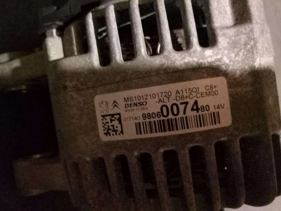 Alternator Peugeot 208 1.0/ 1.2 dupa 2012