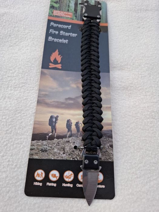 Гривна за оцеляване от паракорд с ножче