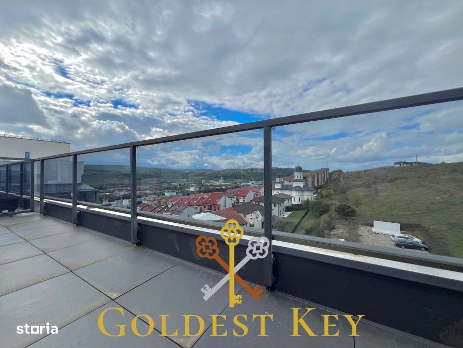 Nou! Apartament finisat cu o camera, terasa si parcare! Baciu - Petrom