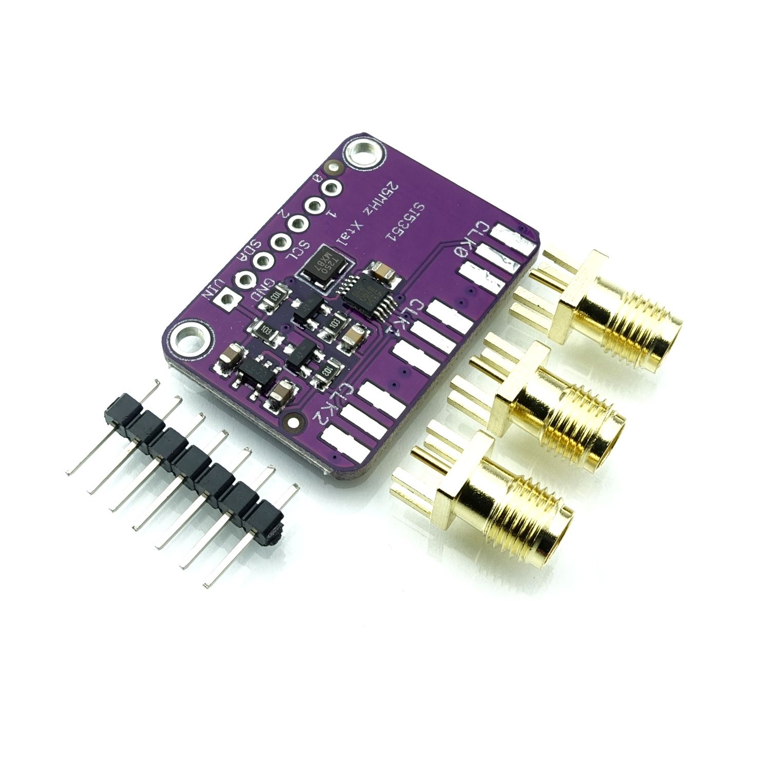 Si5351A Генератор на сигнали 8 kHz - 160 MHz I2C SMA