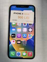 IPHONE X 64GB 100%BAT•Amanet Lazar Crangasi•42339