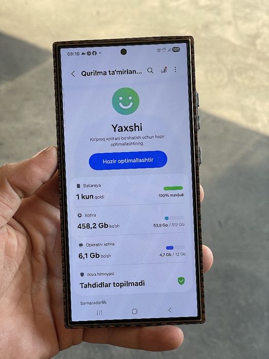 Samsung S24 ULTRA 12/512GB holati idial