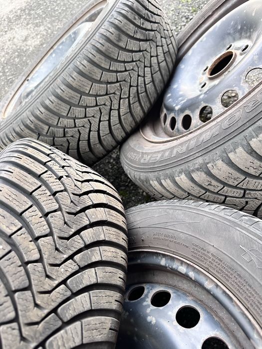 Jante tabla 5x108 r16 cu anvelope iarna 205/55/16 Volvo Ford Peugeot