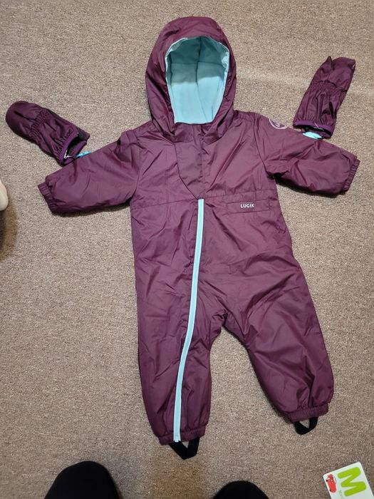 Salopetă copii de iarna Lugik Decathlon 18luni