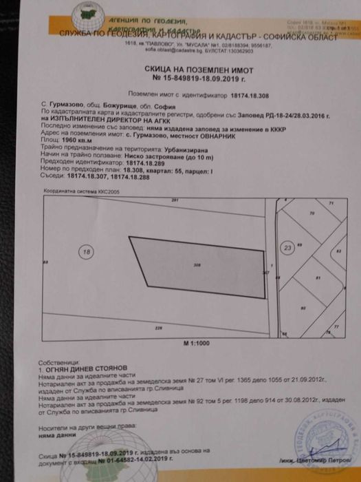 Продава се Парцел в с. Гурмазово, Област София-област - 10000 кв.м за 80 €/кв.м - Снимка #5
