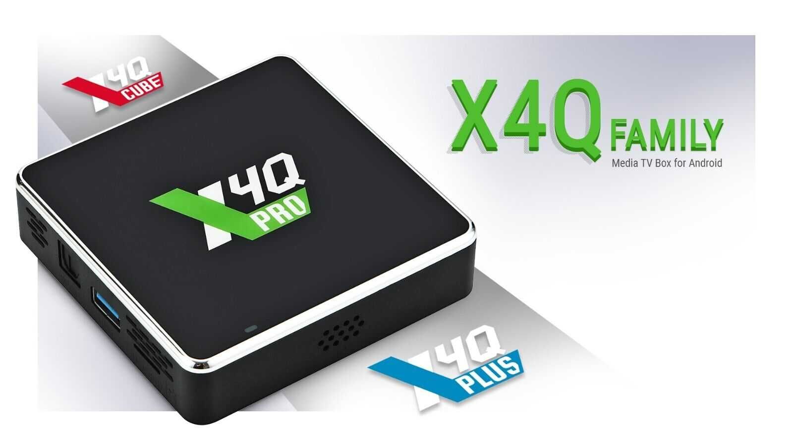 Ugoos X4Q Pro / Plus / Extra Android 11 S905X4 ТВ БОКС 4GB 128GB AV1