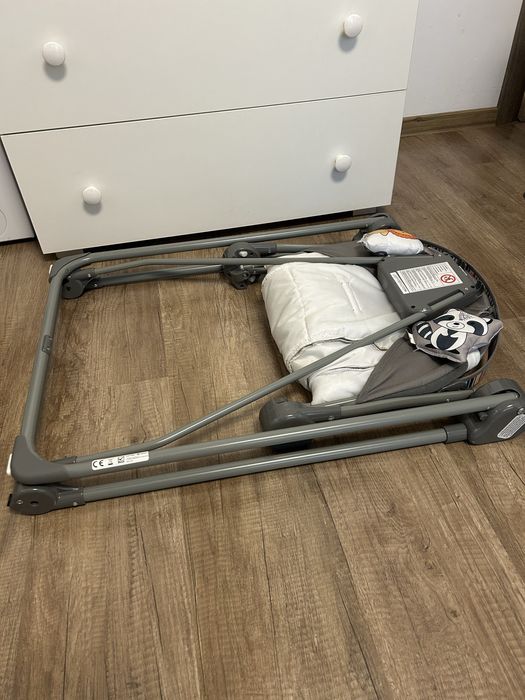 Balansoar leagan electric bebe, Lionelo Otto, pliabil