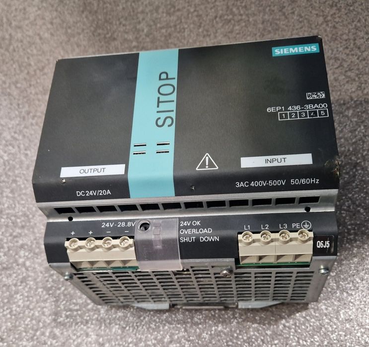 Vand sursa trifazata sitop siemens 24V/20A