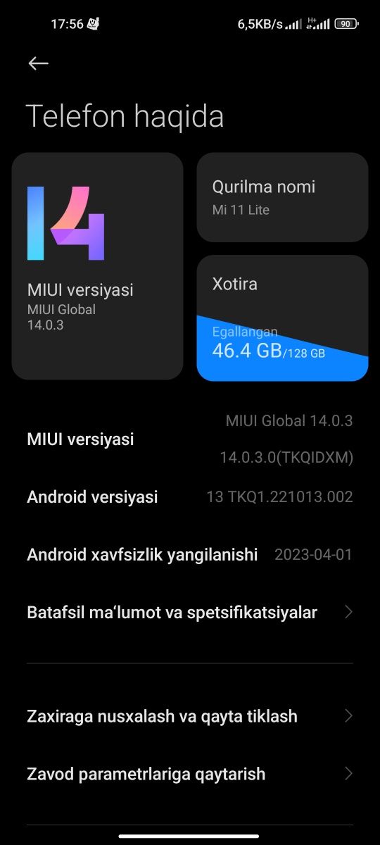 Xiaomi mi 11 lite abmenga