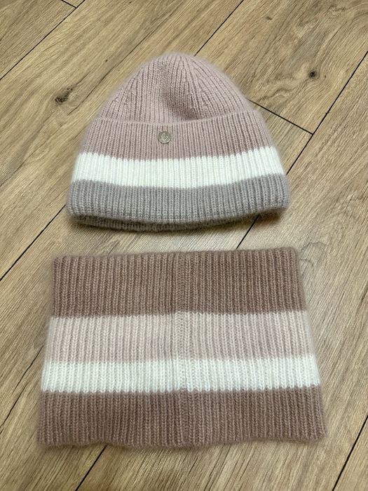 Зимний комплект шапка + шарф