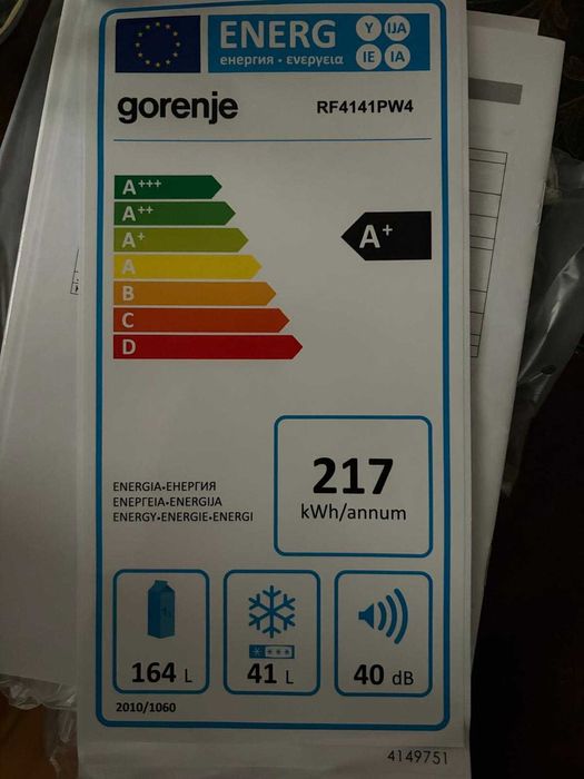 Frigider GORENJE RF4141PW4