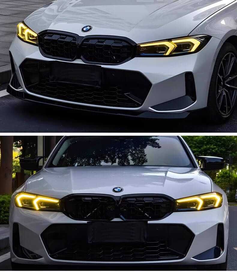 Set 2 module galbene CSL Angel Eyes DRL BMW Seria 3 G20 LCI Facelift