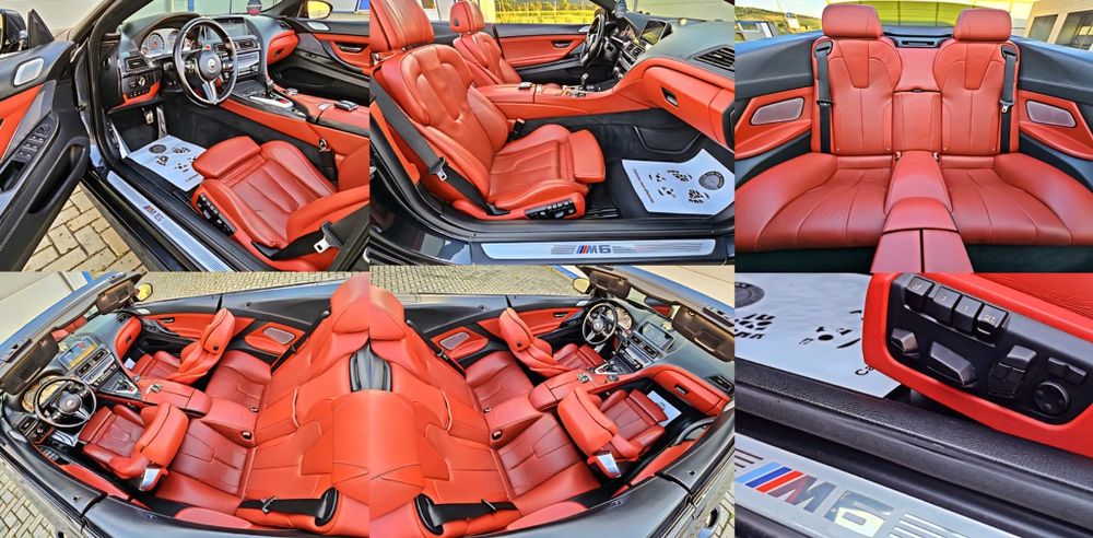 Bmw M6 Cabrio, 4.4 Benzina-650 Cp, An 2017, Extra-full, Ireproșabil !!