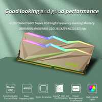 DDR5 32gb 6400 с RGB подсветкой CUSO оперативная память