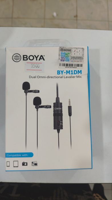 Петличный микрофон с двумя микрофонами