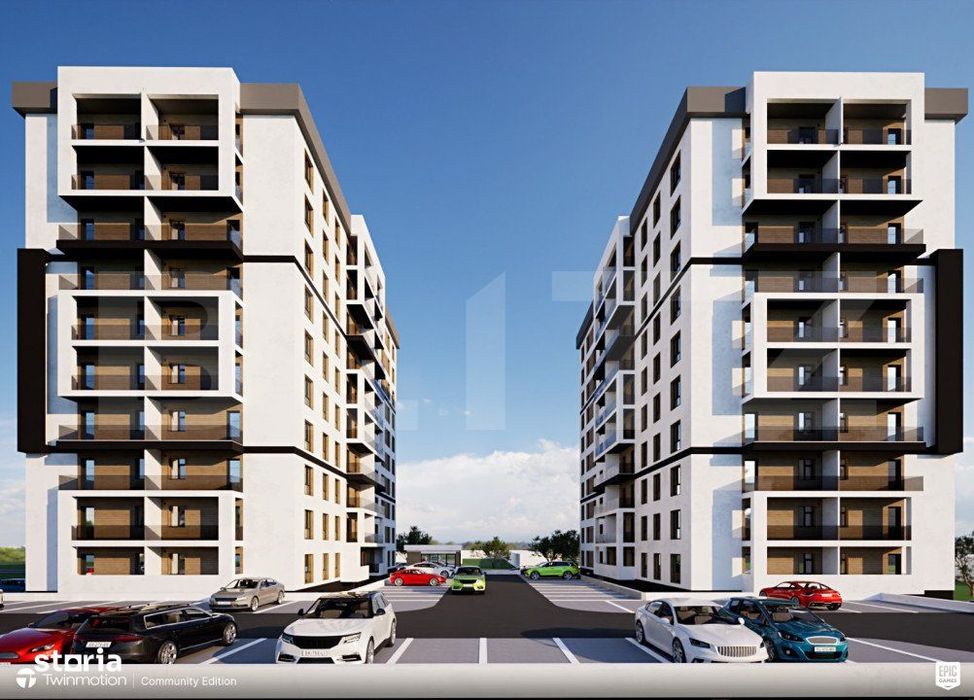 Comision 0% la cumparator! Apartament 2 camere, 63 mp, Satina Park