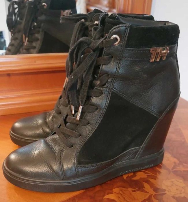 Ghete de piele Tommy Hilfiger