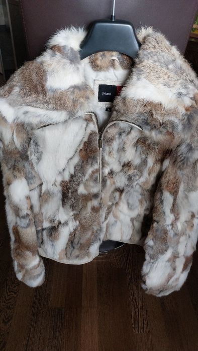 Яке от заешка кожа