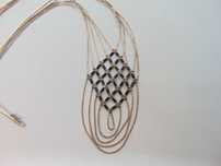 Colier navajo din argint cu onix