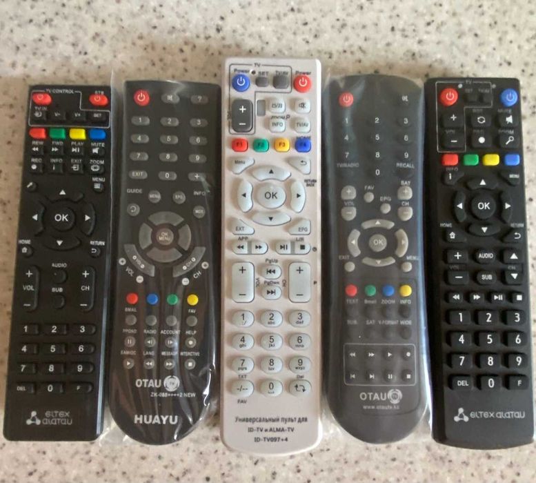 Пульты Новые для Alma tv. Otau и на Id tv (в упаковке)