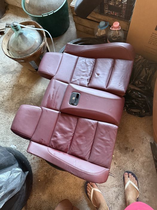 Interior piele Vw eos golf 5 jetta Volkswagen scaune visiniu rosu maro