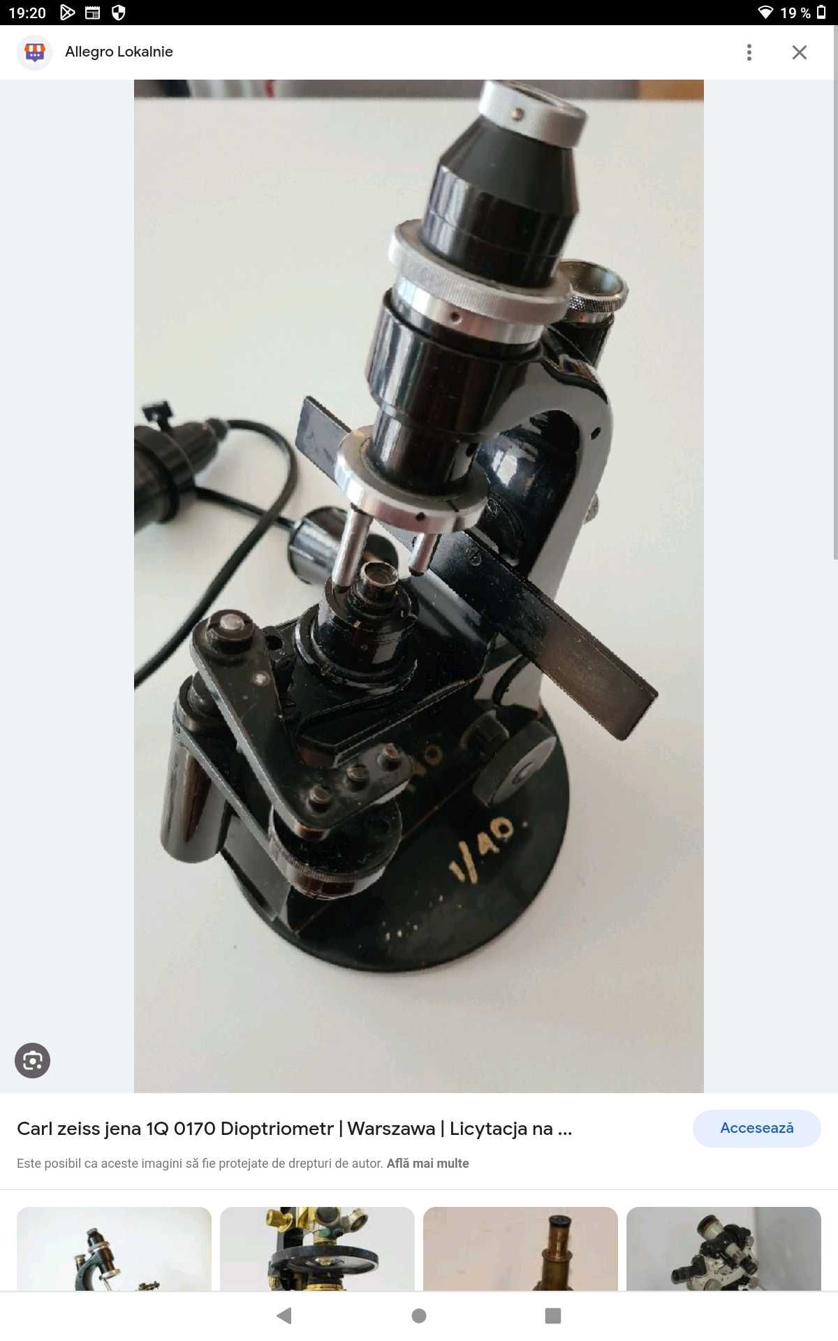 Microscop special carl zeiss vitange